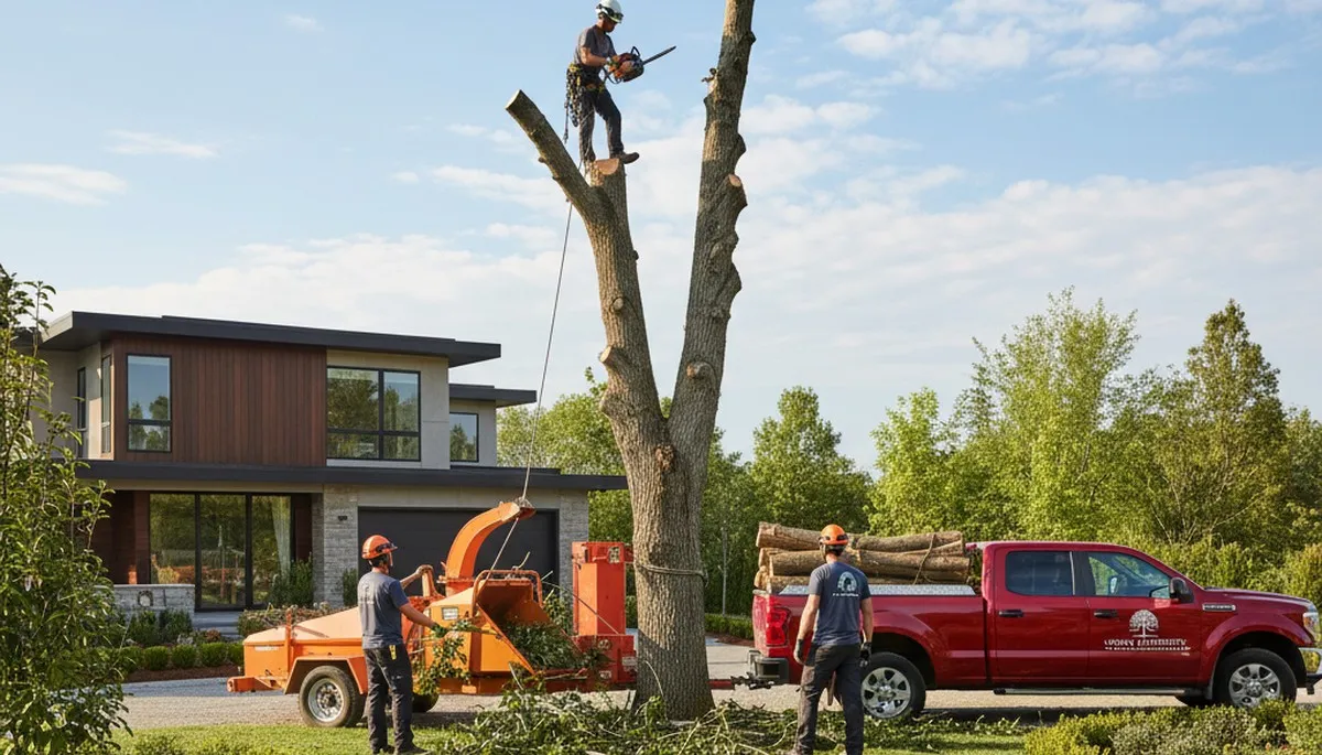 Professional landscaping and tree removal in Overland Park, KS by Chop Chop Tree experts