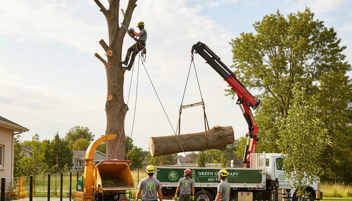 Professional landscaping and tree removal in Overland Park, KS by Chop Chop Tree experts