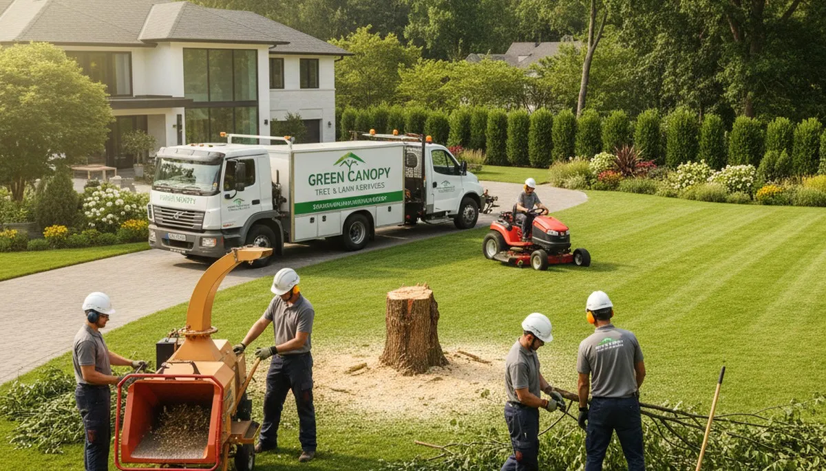 Professional lawn care and tree service in Overland Park, KS by Chop Chop Tree experts