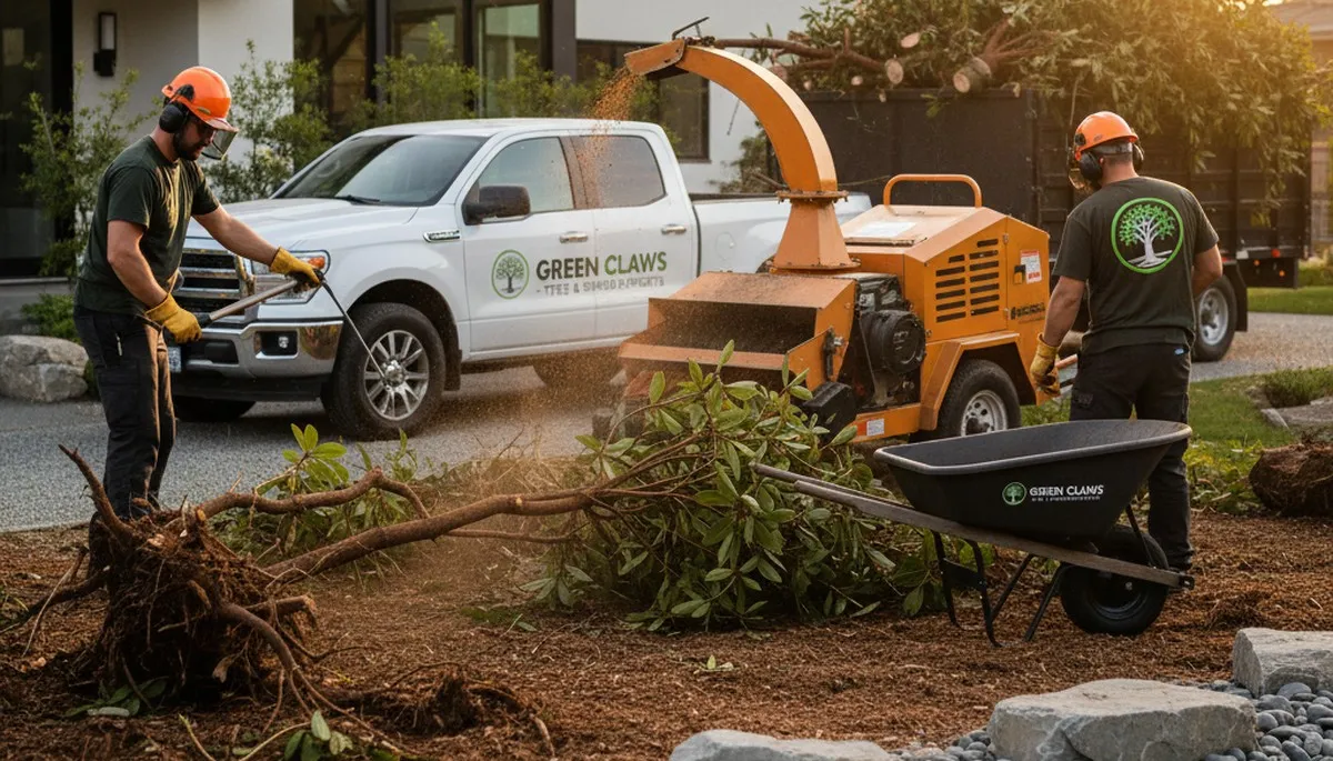 Professional shrub removal service in Overland Park, KS by Chop Chop Tree experts