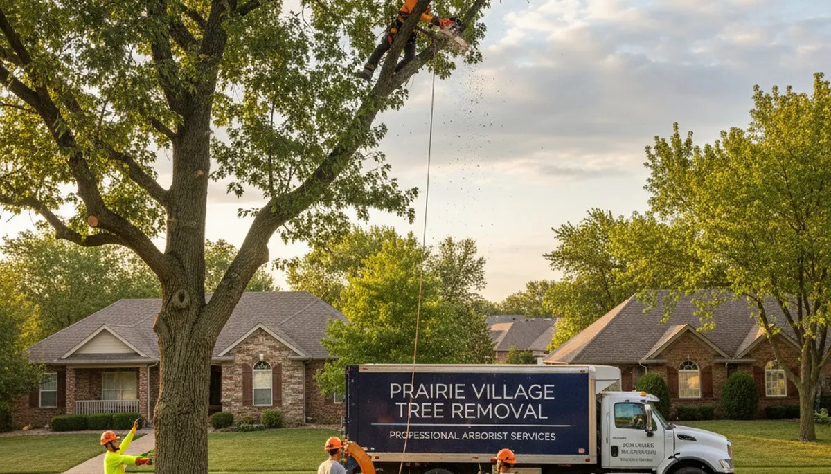 Professional tree removal service in Overland Park KS by local certified arborists
